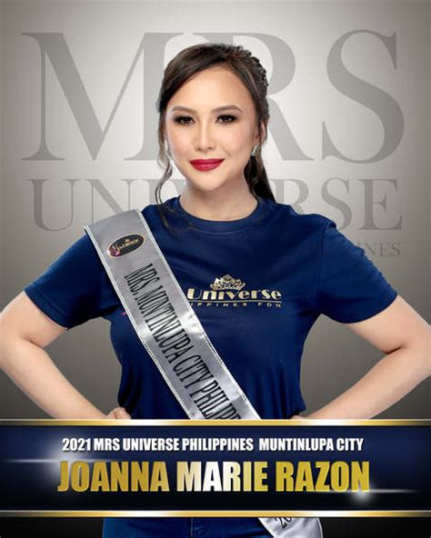 Joanna Marie Razon Mrs Universe Philippines 2021 Mrs Photogenic Pageant Vote Ph