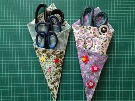 Класс! Чехол для ножниц из ткани. 11 разных моделей