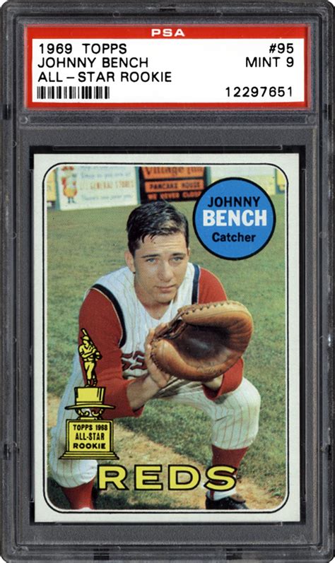 1969 Topps Johnny Bench All Star Rookie PSA CardFacts