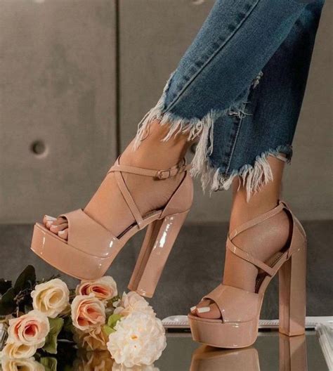 Nude High Heel Shoes Nude Evening Shoes Gifts For Her Wedding Gifts