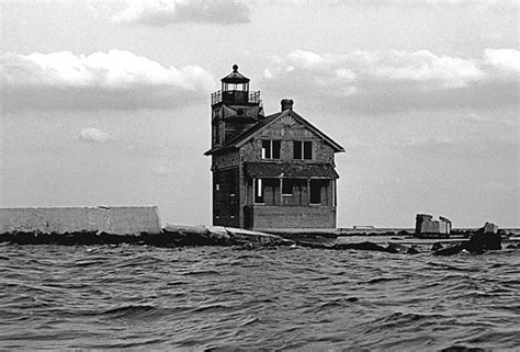 Cedar Point Light Chesapeake Bay Maryland Vintage 1960 Photograph By