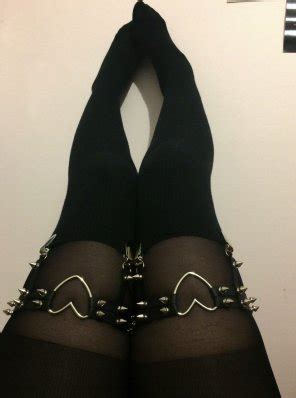 Self F Stockings Thigh Highs And Garters Porn Pic