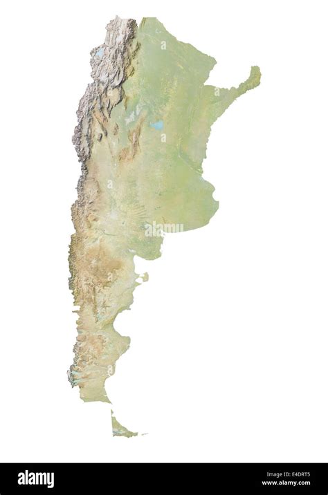 Mapa De Relieve De Argentina Imágenes Recortadas De Stock Alamy