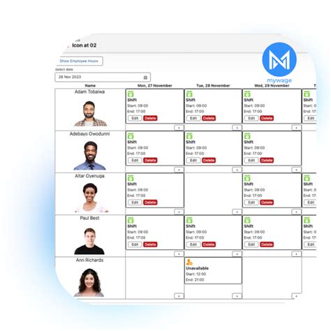 myschedule - mywage