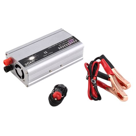 Dc 12v To Ac 220v Portable Car Power Inverter Charger Converter 1000w