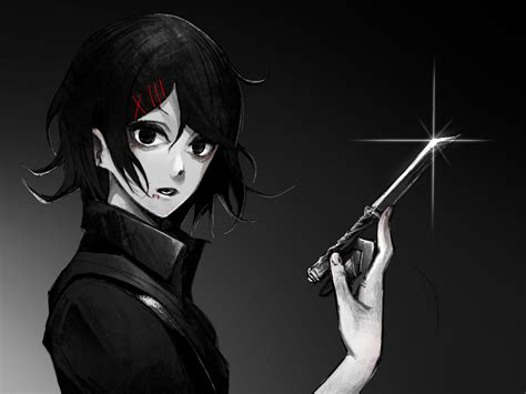 Download Black Eyes Black Hair Tokyo Ghoul Juuzou Suzuya Anime Tokyo Ghoulre Hd Wallpaper By りゅう