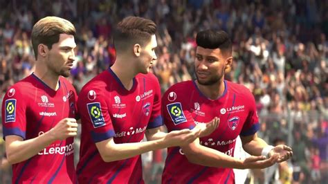 【ps5】fifa 23 Ligue 1 クレルモン Vs アンジェ Youtube