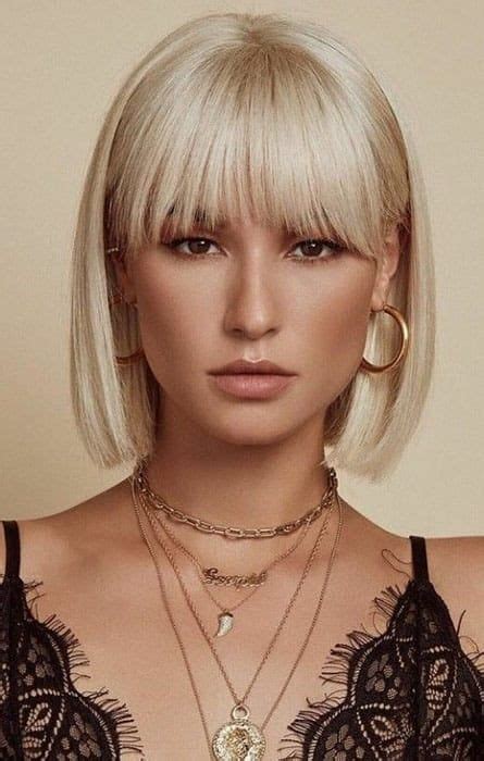 Short Hair With Bangs Ideas For The Trend Spotter Blonde Hair