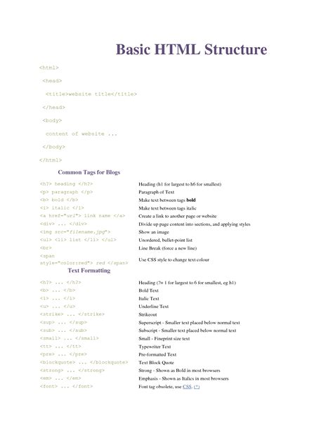 solution basic html structure studypool