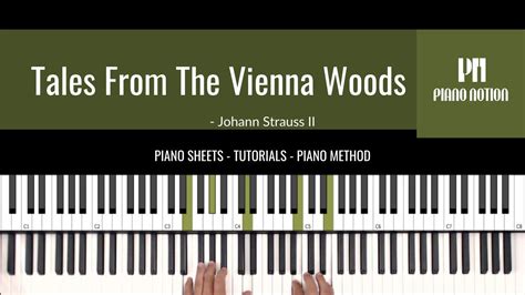 Tales From The Vienna Woods Strauss Sheet Music Piano Solo