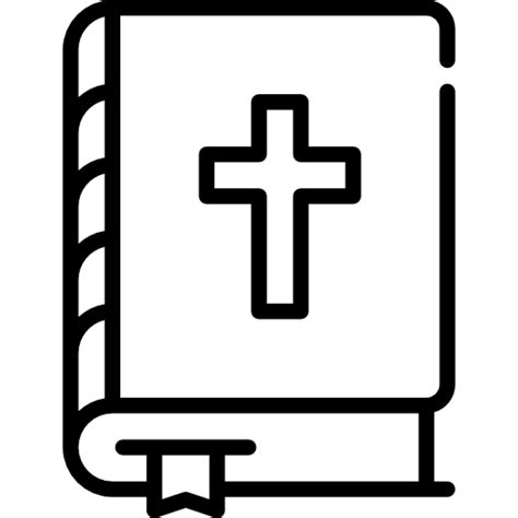 Bible Icon Png Black Holy Bible Icon Outline Style Stock Vector Image