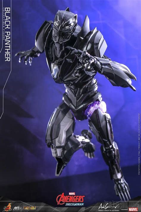 Hot Toys MARVEL漫威复仇者联盟 机甲突击黑豹Black Panther收藏级人偶 酷玩潮CHAO