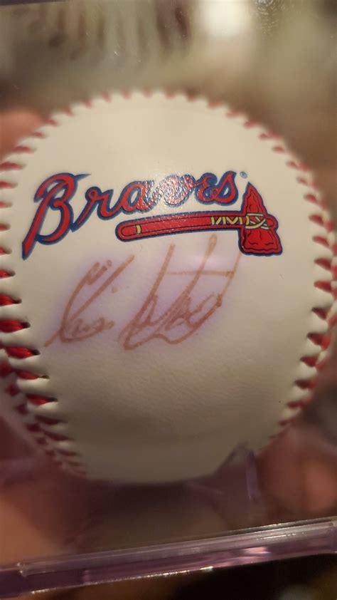 Need help identifying signed braves baseballs : r/Braves