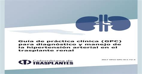 Download Pdf Guía De Práctica Clínica Gpc Para Diagnóstico Y