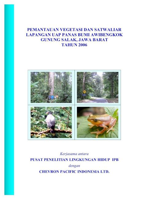 PDF Repository Ipb Ac Id Pemantauan Vegetasi Dan Satwaliar Lapangan