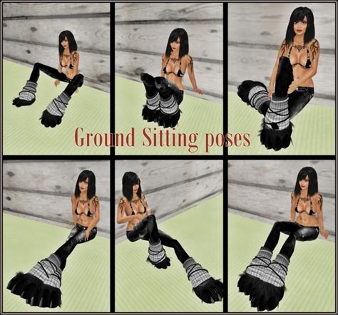 Second Life Marketplace 10 Ground Sitting Pose Balls