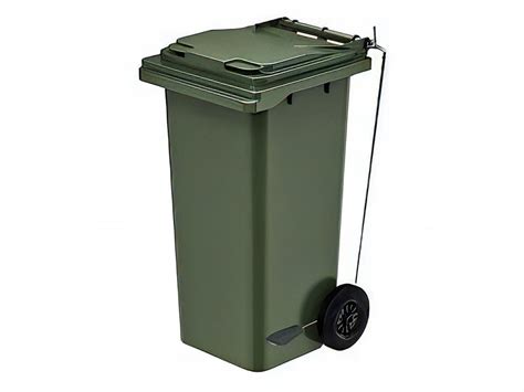 Пластиковый контейнер для мусора МК 120 л. с педалью (555x480x937 мм ...