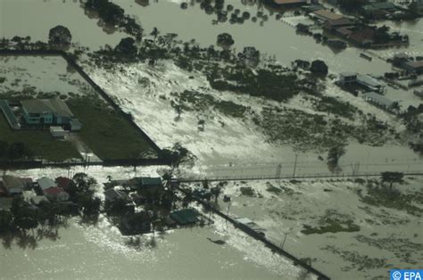 La tempête tropicale Noru provoque des inondations au Laos Map Ecology