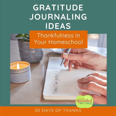 gratitude journaling ideas thankfulness   homeschool