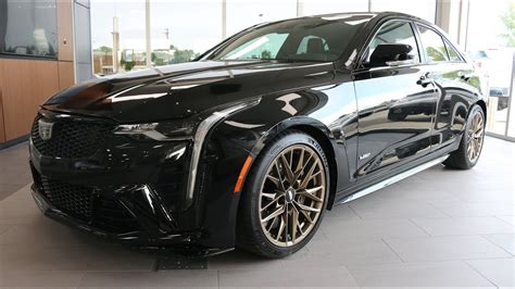 2023 Cadillac Ct4 V Blackwing With Tech Bronze Finish Wheels Youtube