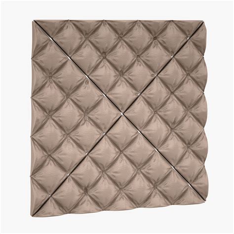 Capitone Wall Panel 002 3D model | CGTrader