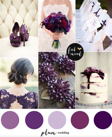 Plum Wedding Color 1 Fab Mood Wedding Color Haircuts And Hairstyles