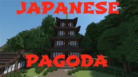 Minecraft Japanese Pagoda Youtube