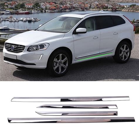 Pcs For Volvo Xc Abs Chrome Door Side Belt Molding