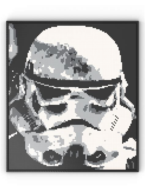 LEGO MOC Stormtrooper Art by sgtscoopy | Rebrickable - Build with LEGO