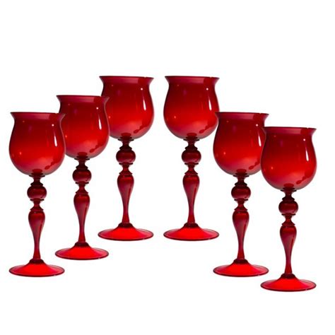 Murano Glassware set Big Size Six