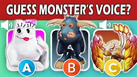 Guess The MONSTER S VOICE Pt 9 GARTEN OF BANBAN 3 SINGING MONSTERS