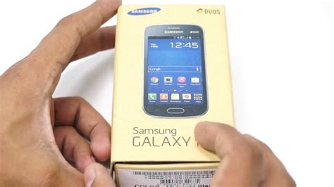 Samsung Galaxy Trend GT S7392 Dual SIM Android Phone Unboxing YouTube