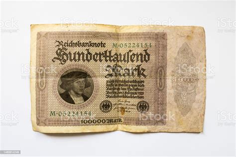 Banknote Of The German Reichsbank From 1923 Stock Photo - Download ...