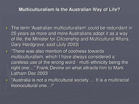 PPT - Auditing Multiculturalism - the Australian empire a generation ...