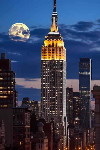 Free Photo Empire State Building At Night