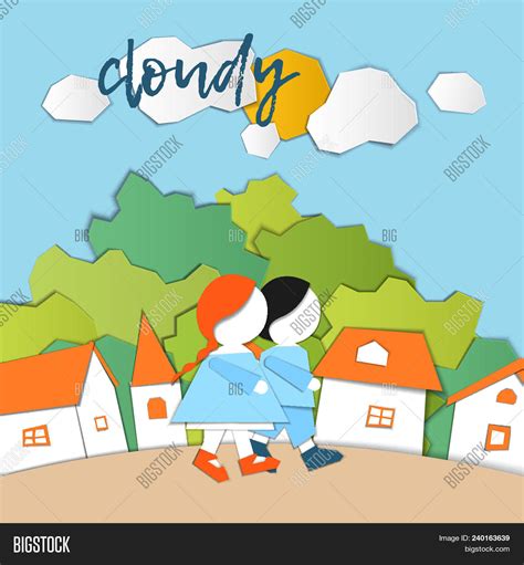 Cloudy Day Cartoon