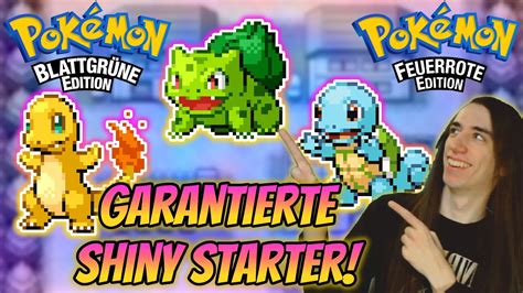 Garantiert Shiny Starter Bekommen In Pokemon Feuerrot Blattgr N Mit