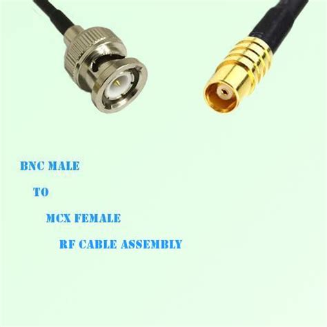 BNC Male To MCX Female RF Cable Assembly