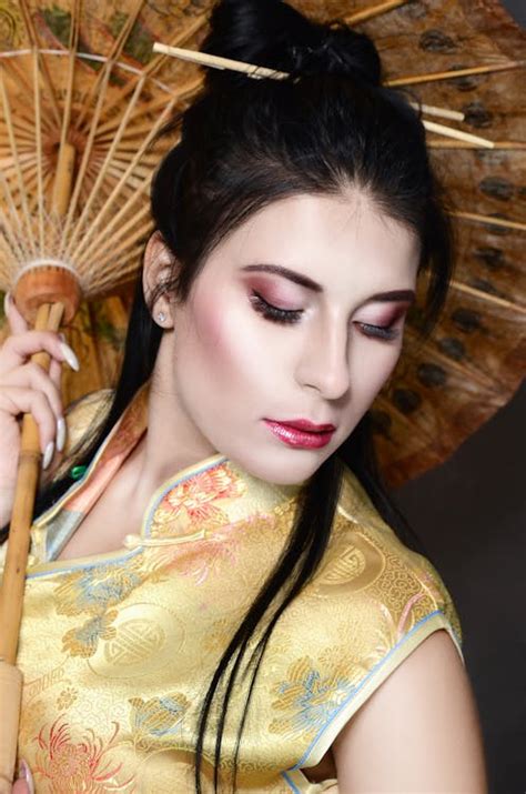 Free stock photo of eye makeup, geisha