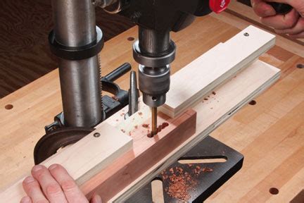 Wood Work Drill Press Mortise Jig PDF Plans