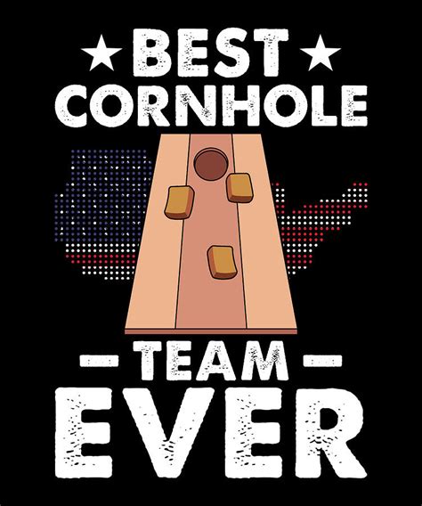 Cornhole Team Best Cornhole Team Ever USA Digital Art By Manuel