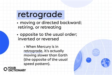 Planets In Retrograde Meaning