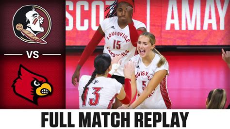 Florida State Vs Louisville Full Match Replay 2023 ACC Volleyball