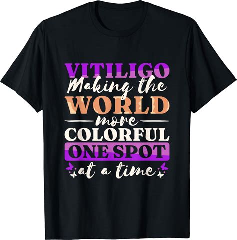 100 Cotton Vitiligo Making The World More Colorful Vitiligo Awareness