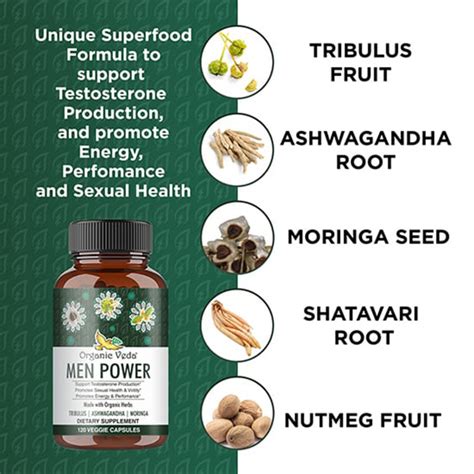 Buy Organic Veda Men Power Veg Capsule 120 S Online At Discounted Price