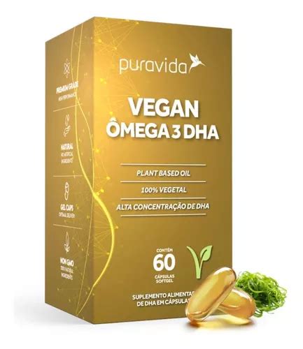 Vegan Mega Dha Puravida C Psulas Parcelamento Sem Juros