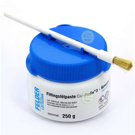 Флюс для мягкого припоя Felder Cu-Rofix®3-Spezial 250 г (229760551 ...