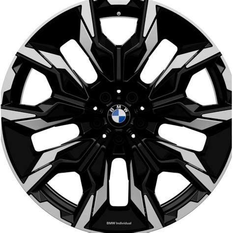 Jante 21 Style 954i en alliage léger JETBLACK pour BMW Série 5 G60 G61