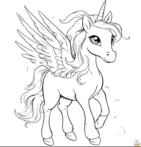 Pegasus Ausmalbilder zum ausdrucken kostenlos