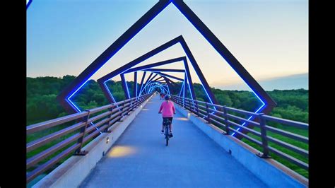 High Trestle Trail Bridge Madrid Iowa Youtube